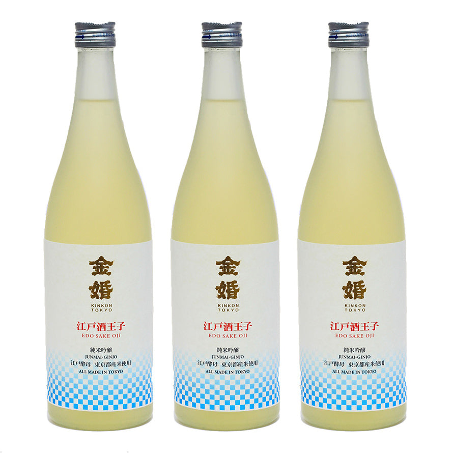 "Edo Sake Oji" (720ml) x 3 Bottle Pack